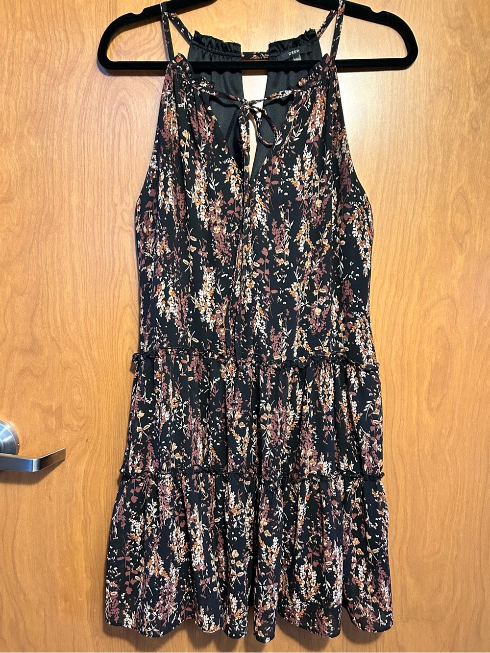 Anthropologie Drew Floral Halter Midi Dress - Size S